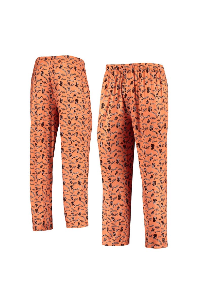 FOCO Men's FOCO Orange San Francisco Giants Cooperstown Collection Repeat Pajama Pants, Alternate, color, Orange