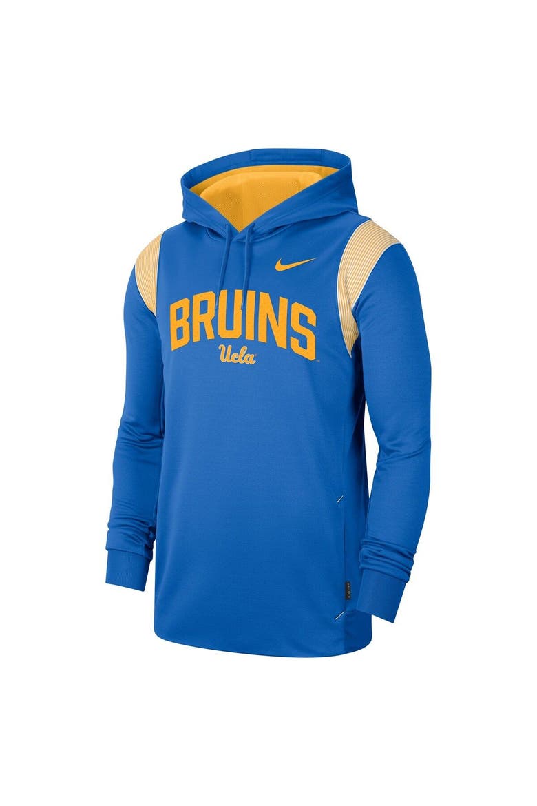 Men's Nike Blue UCLA Bruins 2022 Game Day Sideline Performance Pullover Hoodie, Alternate, color, Blue
