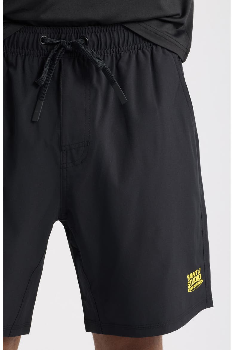 Surf Division Tech Shorts, Alternate, color, BLACK