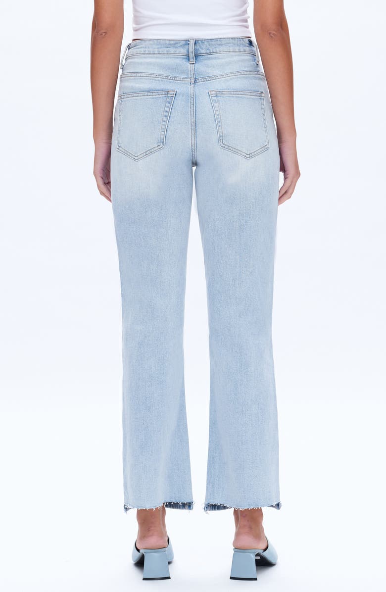 Bayeas Alva High Waist Straight Leg Jeans, Alternate, color, 