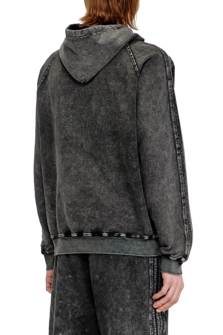 S-Altbox-Hood Cotton Fleece Hoodie, Alternate, color, BLACK/ DENIM