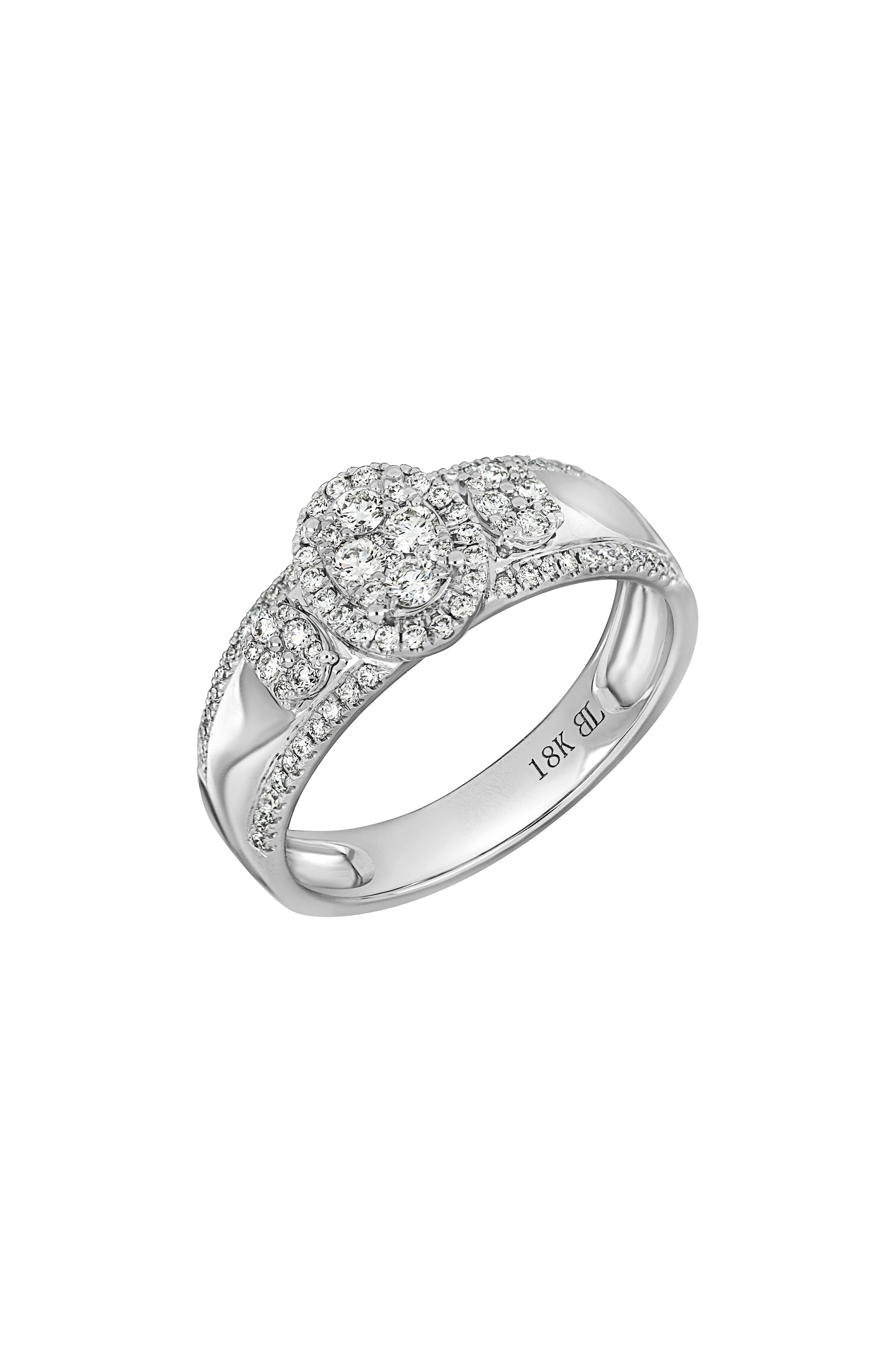 Mika 18k Gold Diamond Wide Ring