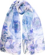Elizabetta Campo de' Fiori - Long Sheer Silk Scarf for Women