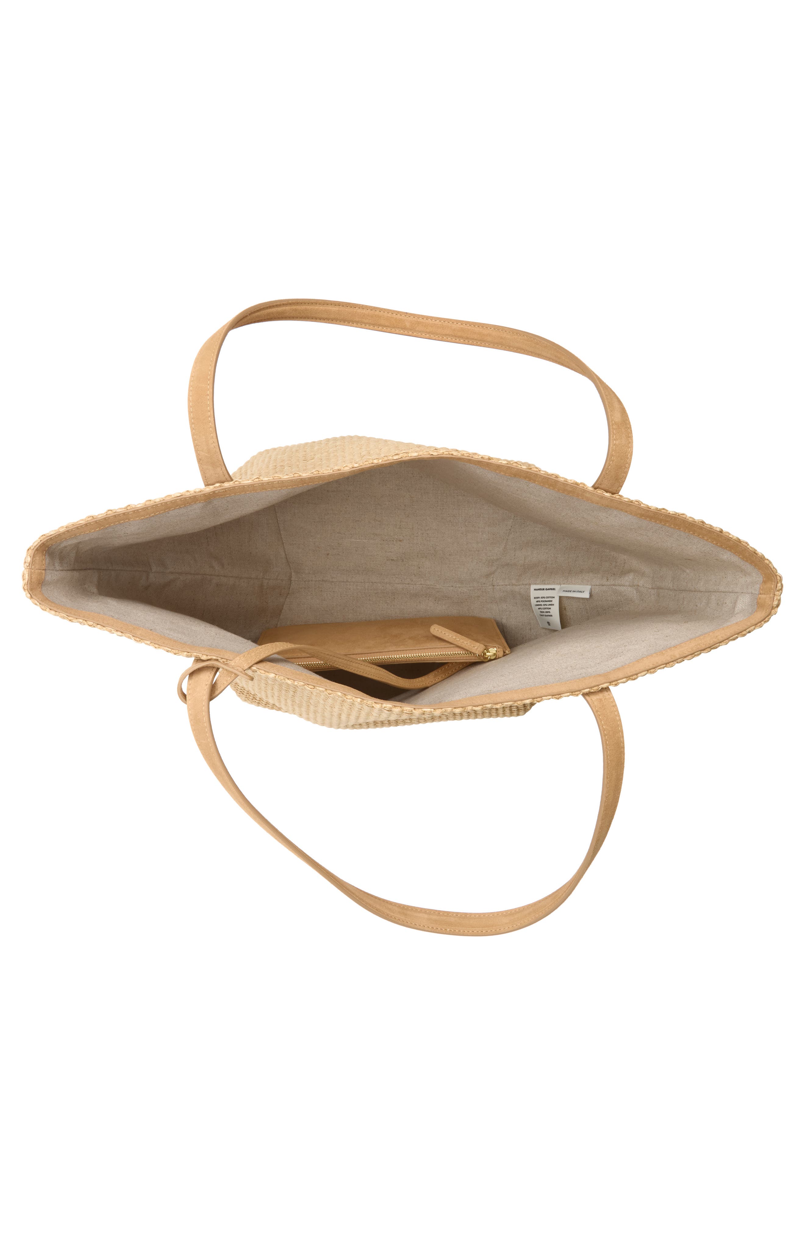 Everyday Soft Raffia Tote, Alternate, color, NATURAL
