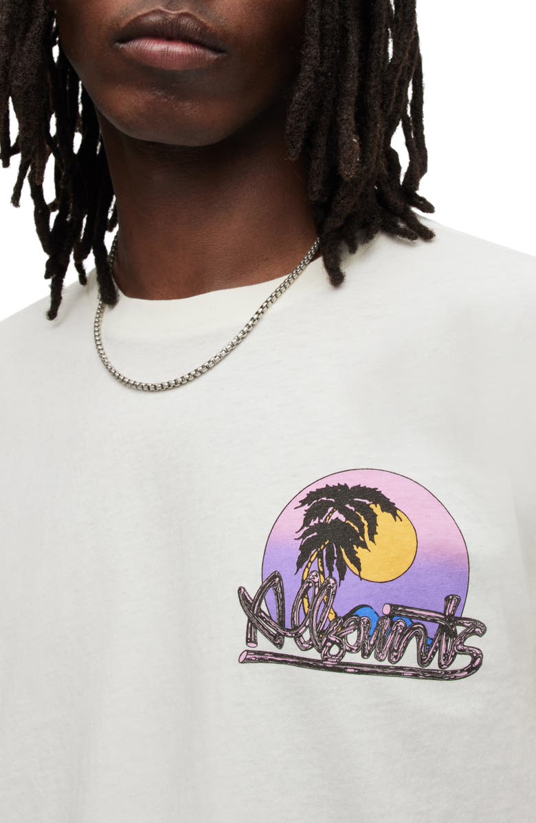 AllSaints Chroma Organic Cotton Graphic T-Shirt, Alternate, color, 