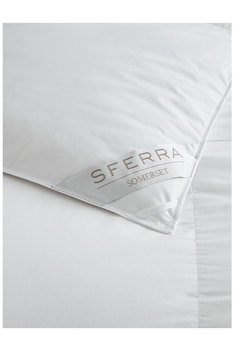 Somerset 700-Fill-Power Down Comforter, Alternate, color, WHITE