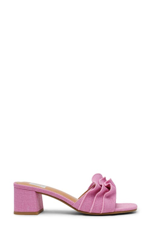 Dolce Vita Dv By Linnen Slide Sandal In Pink