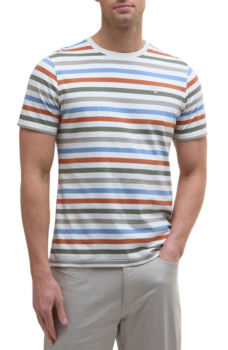 Barbour Rokeby Stripe Cotton T-Shirt, Main, color, 