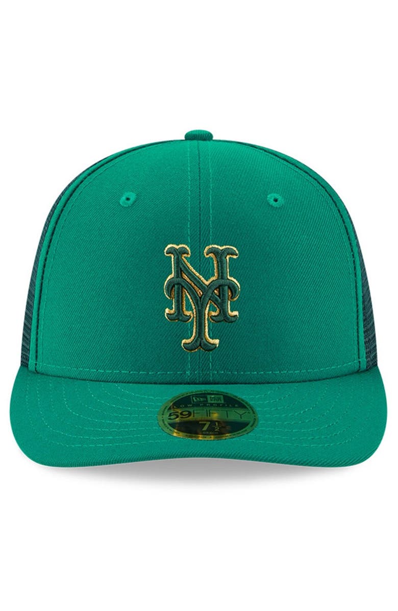 New Era Men's New Era  Kelly Green New York Mets 2023 St. Patrick's Day Low Profile 59FIFTY Fitted Hat, Alternate, color, 
