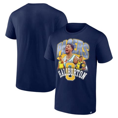 Men's Fanatics Tyrese Haliburton Navy Indiana Pacers Notorious 4.0 T-Shirt