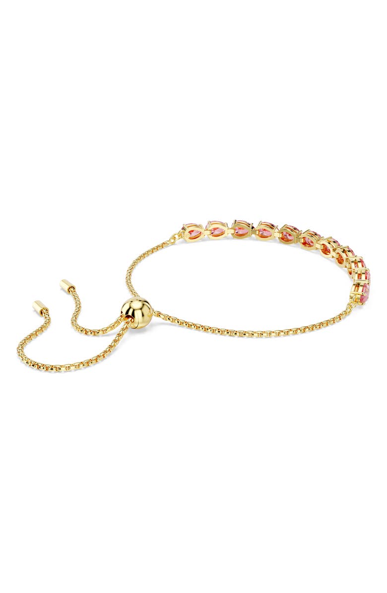Swarovski Matrix Slider Bracelet, Alternate, color, Pink