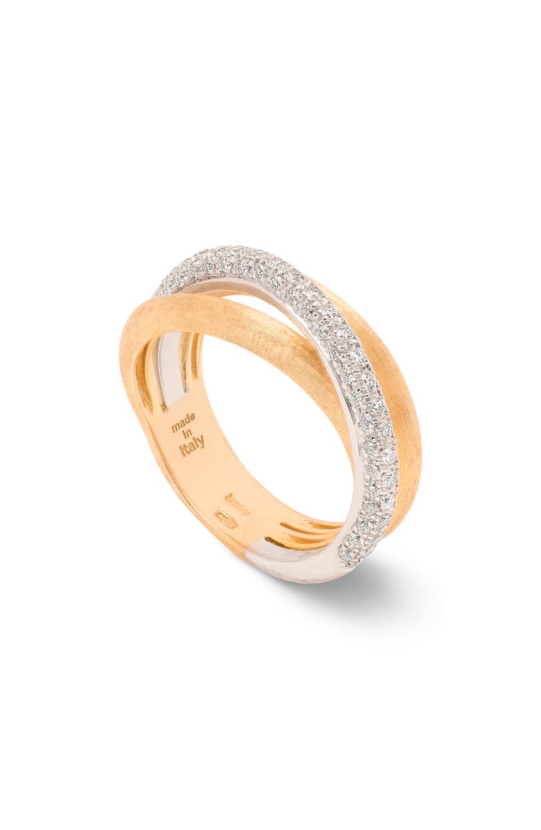 Marco Bicego Jaipur Diamond Ring, Main, color, Yellow Gold/ Diamond