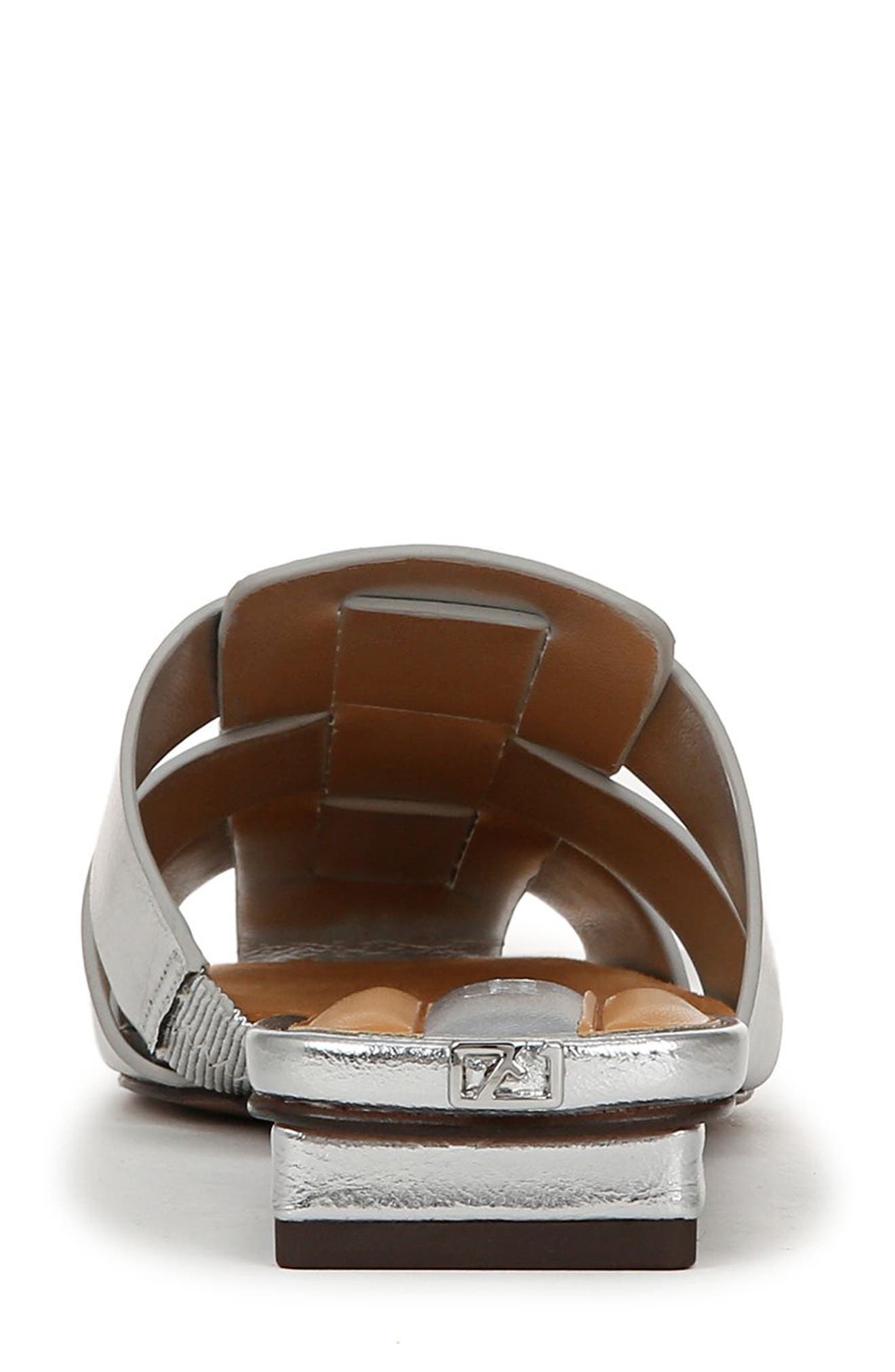 Franco Sarto Tavana Fisherman Sandal, Alternate, color, Silver