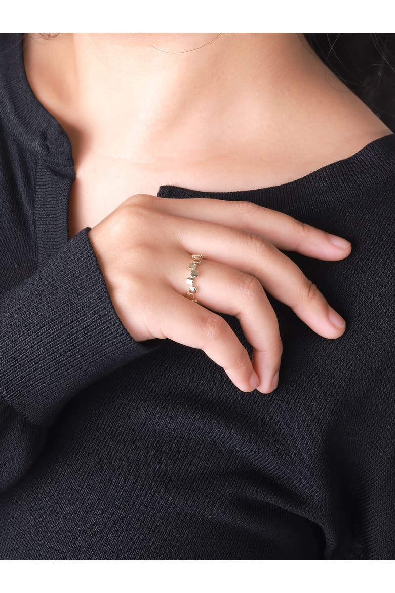 Clover Ring in 14K Gold, 4mm, Alternate, color, Yellow Gold