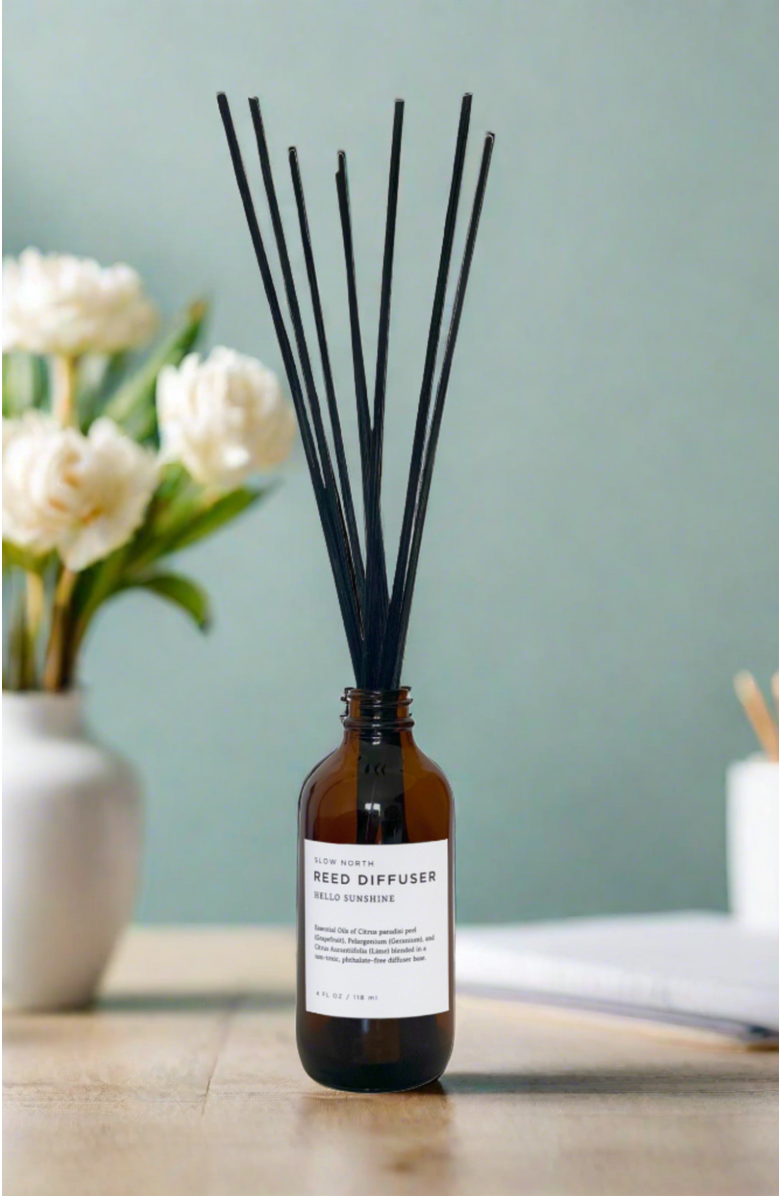 SLOW NORTH Hello Sunshine - Reed Diffuser, Alternate, color,