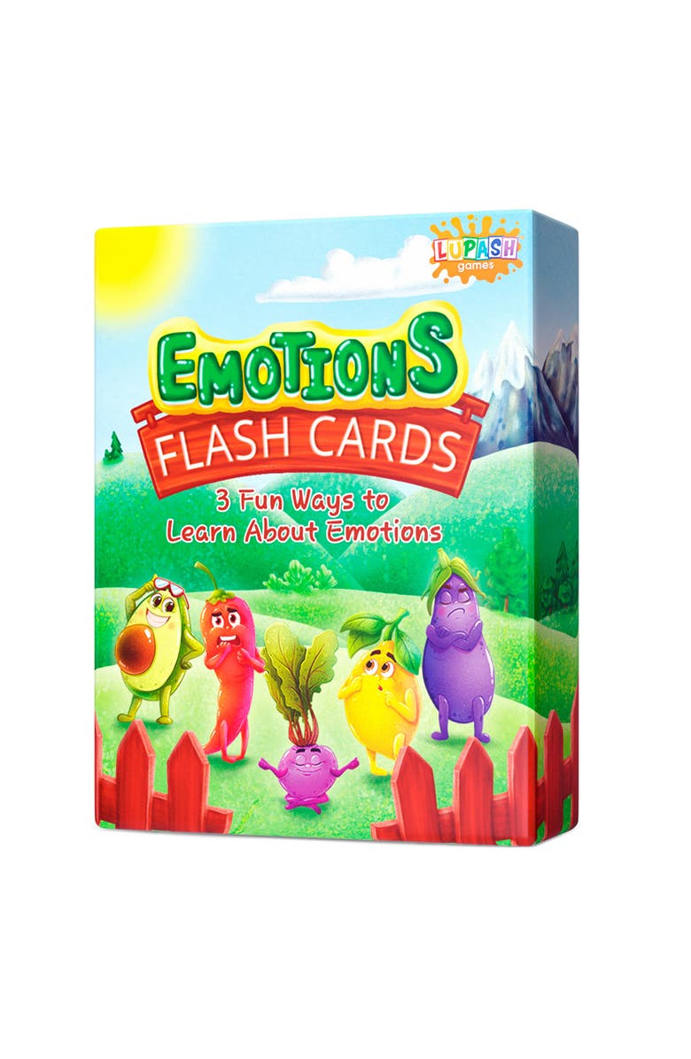 Lupash Games Emotions Flash Cards To Help Develop Social Skills, Main, color, 