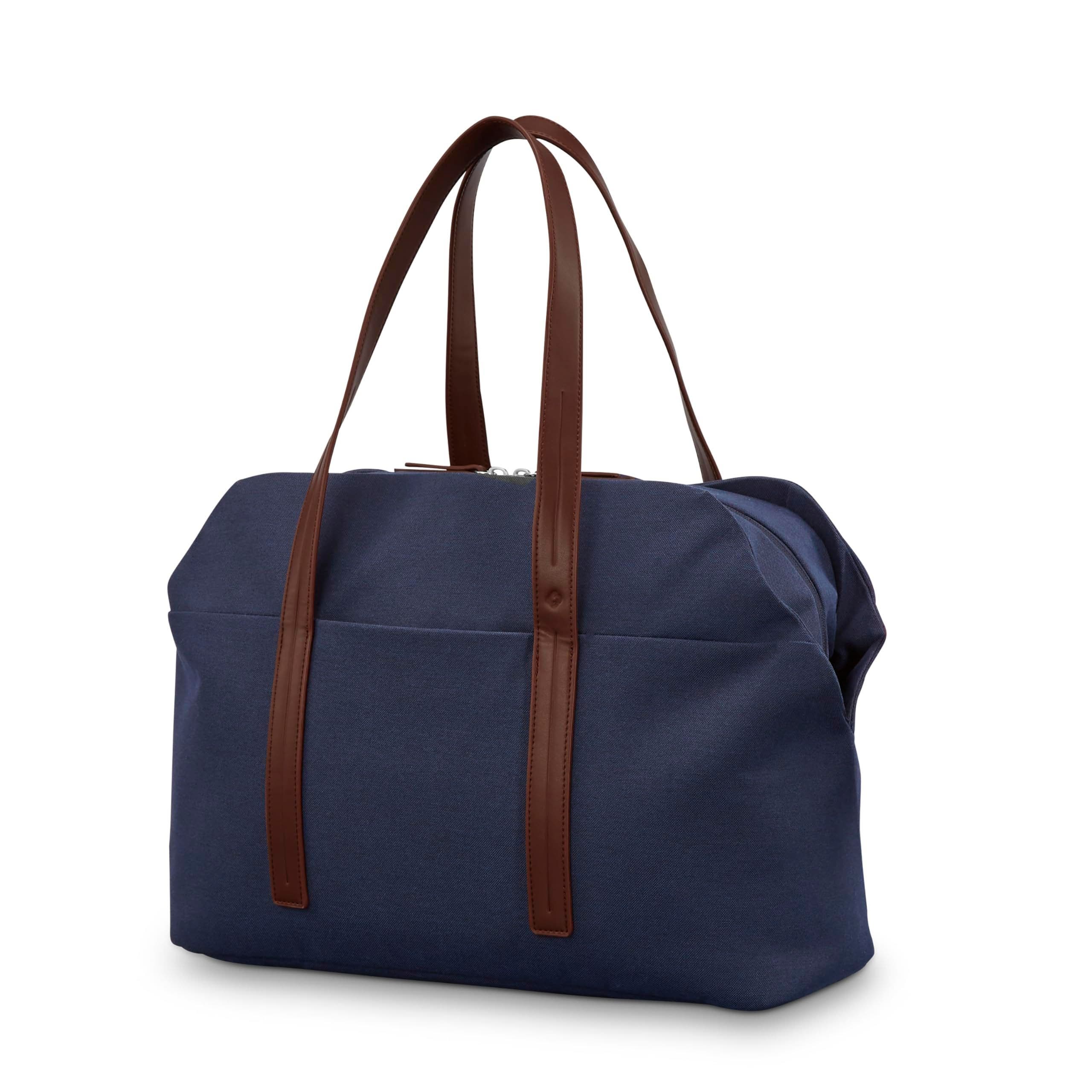 Samsonite Virtuosa Weekender Duffel Overnight Bag with Laptop Computer Sleeve, Alternate, color, Navy