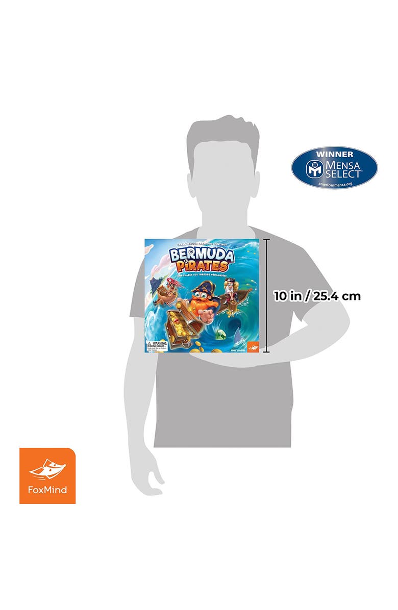 FoxMind Bermuda Pirates Magnetic Board Game For Kids, Alternate, color, Multicolored