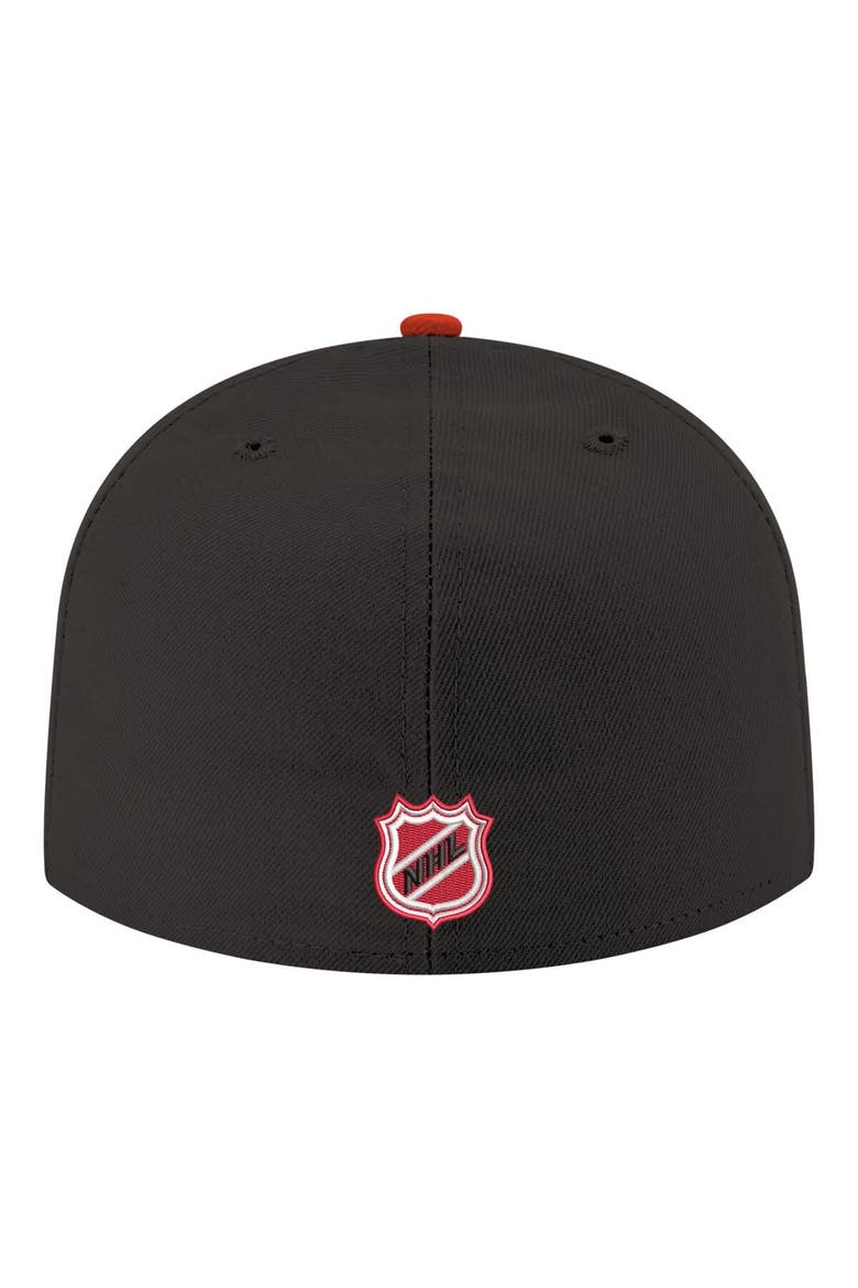 Men's New Era  Black New Jersey Devils Core Logo Two-Tone 59FIFTY Fitted Hat, Alternate, color, Black