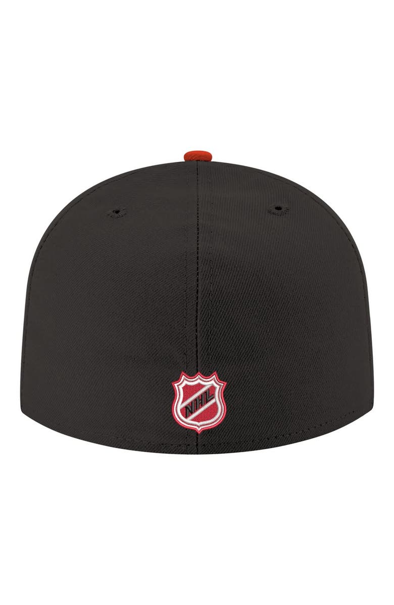 New Era Men's New Era  Black New Jersey Devils Core Logo Two-Tone 59FIFTY Fitted Hat, Alternate, color, Black