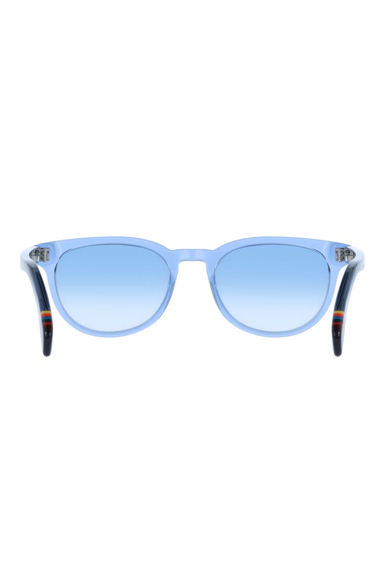 52mm Oval Sunglasses, Alternate, color, TRANSPARENT BLUE