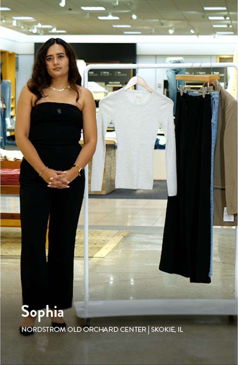 Merino Wool Rib Crewneck Sweater, sales video thumbnail