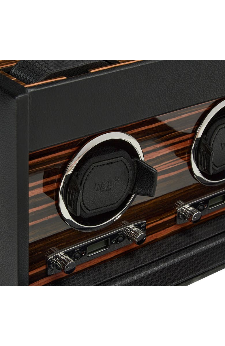 WOLF Roadster Double Watch Winder with Storage, Alternate, color,
