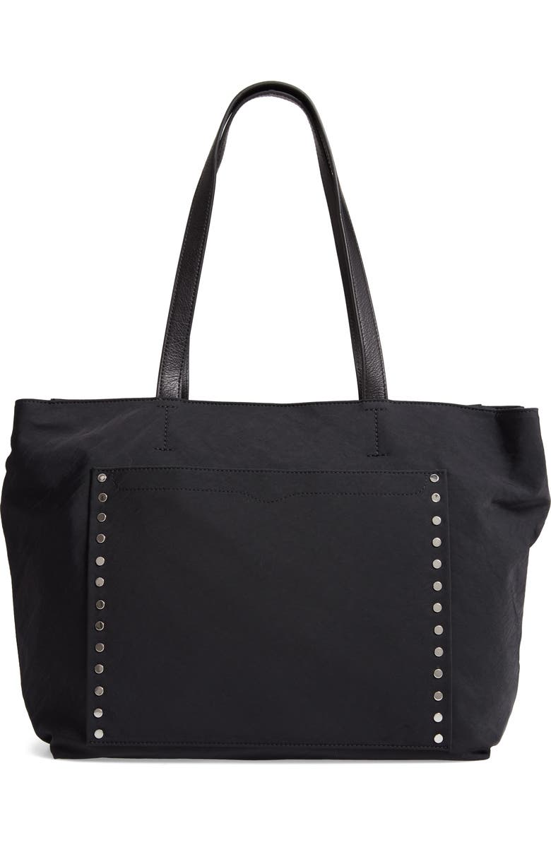 Rebecca Minkoff Logan Studded Nylon Baby Tote, Main, color,