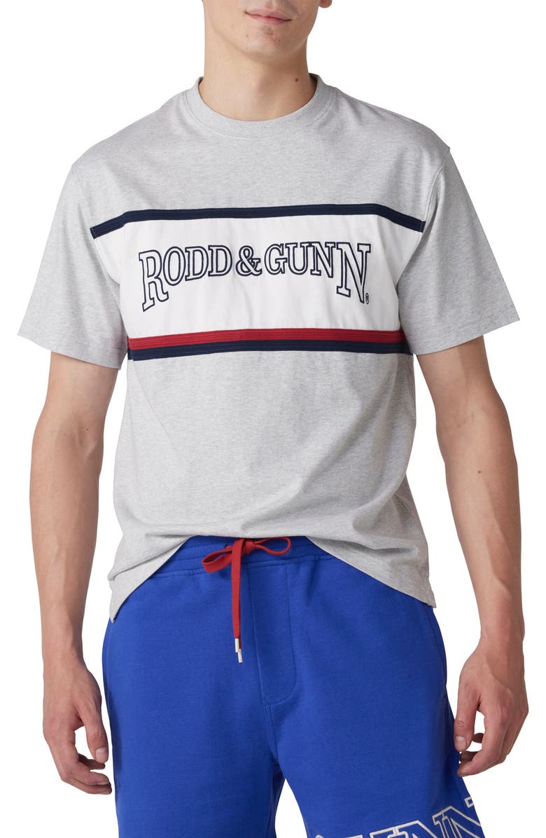Rodd & Gunn Windstock Embroidered Logo T-Shirt, Main, color, 