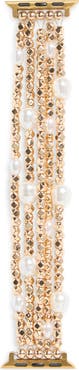NORDSTROM RACK Embellished Beaded Apple Watch® Watchband