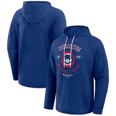 Men's Darius Rucker Collection by Fanatics  Royal Chicago Cubs Raglan Hooded Long Sleeve T-Shirt