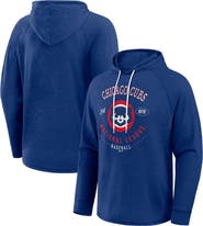 Darius Rucker Collection by Fanatics Men's Darius Rucker Collection by Fanatics Royal Chicago Cubs Raglan Hooded Long Sleeve T-Shirt
