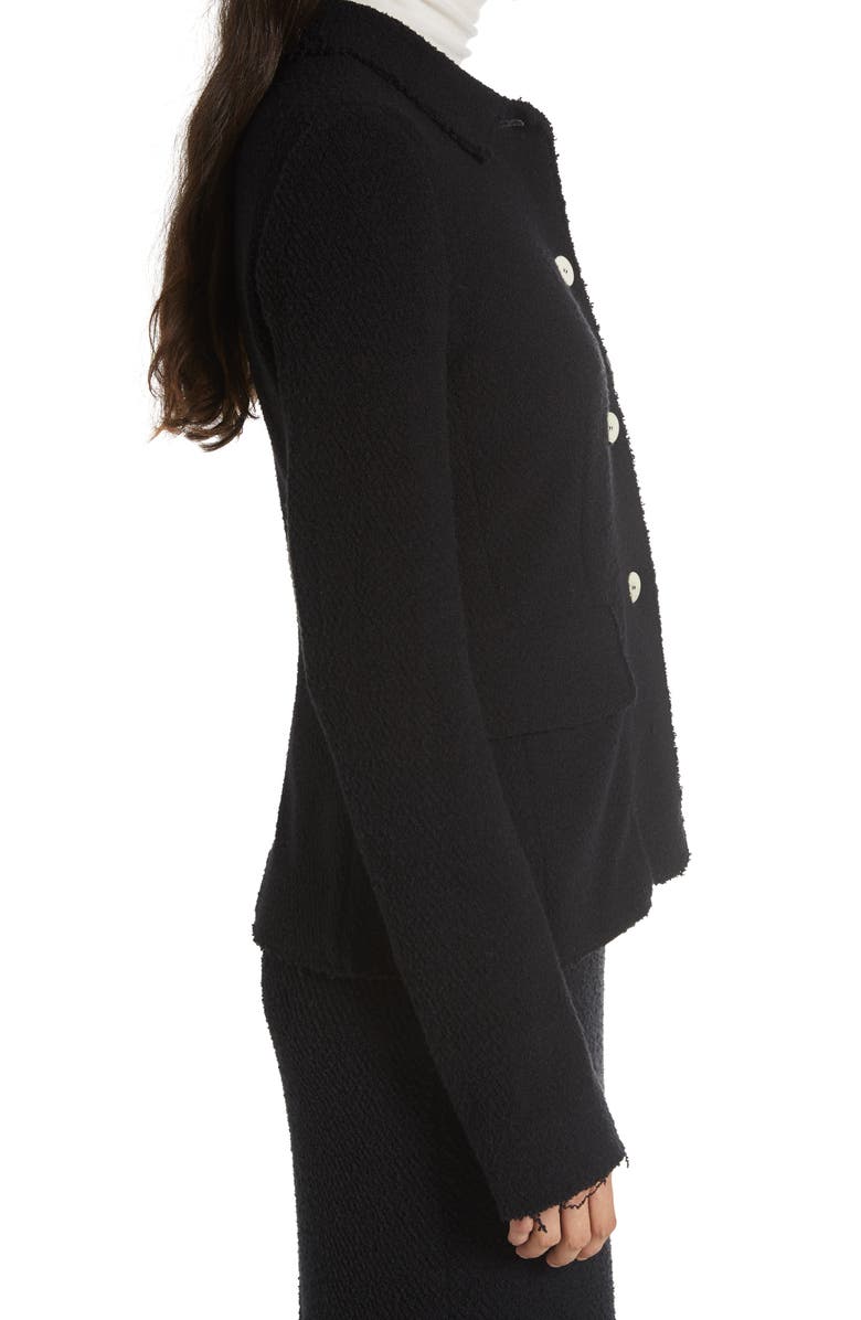 The Row Annica Bouclé Jersey Jacket, Alternate, color,