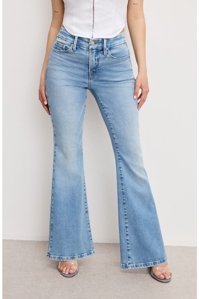 Dolly Joleans Flare Jeans, Alternate, color, INDIGO1019