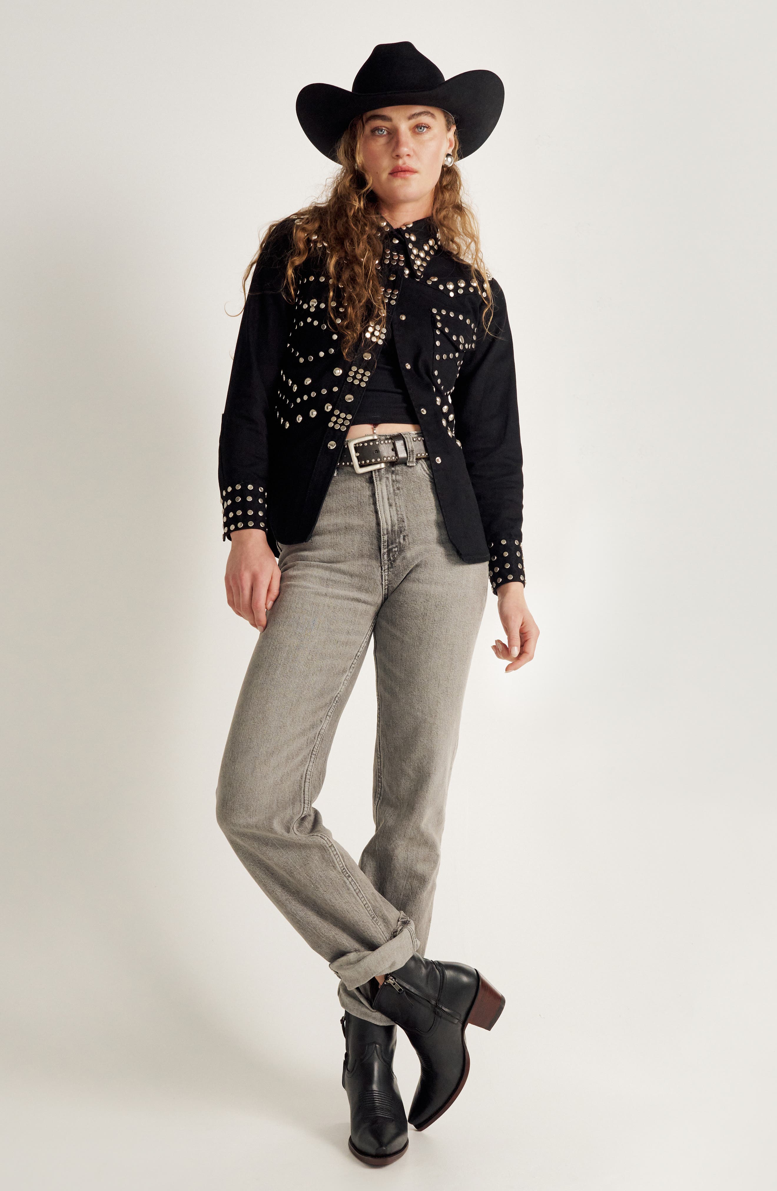 Tecovas The Daisy Western Boot, Alternate, color, Midnight