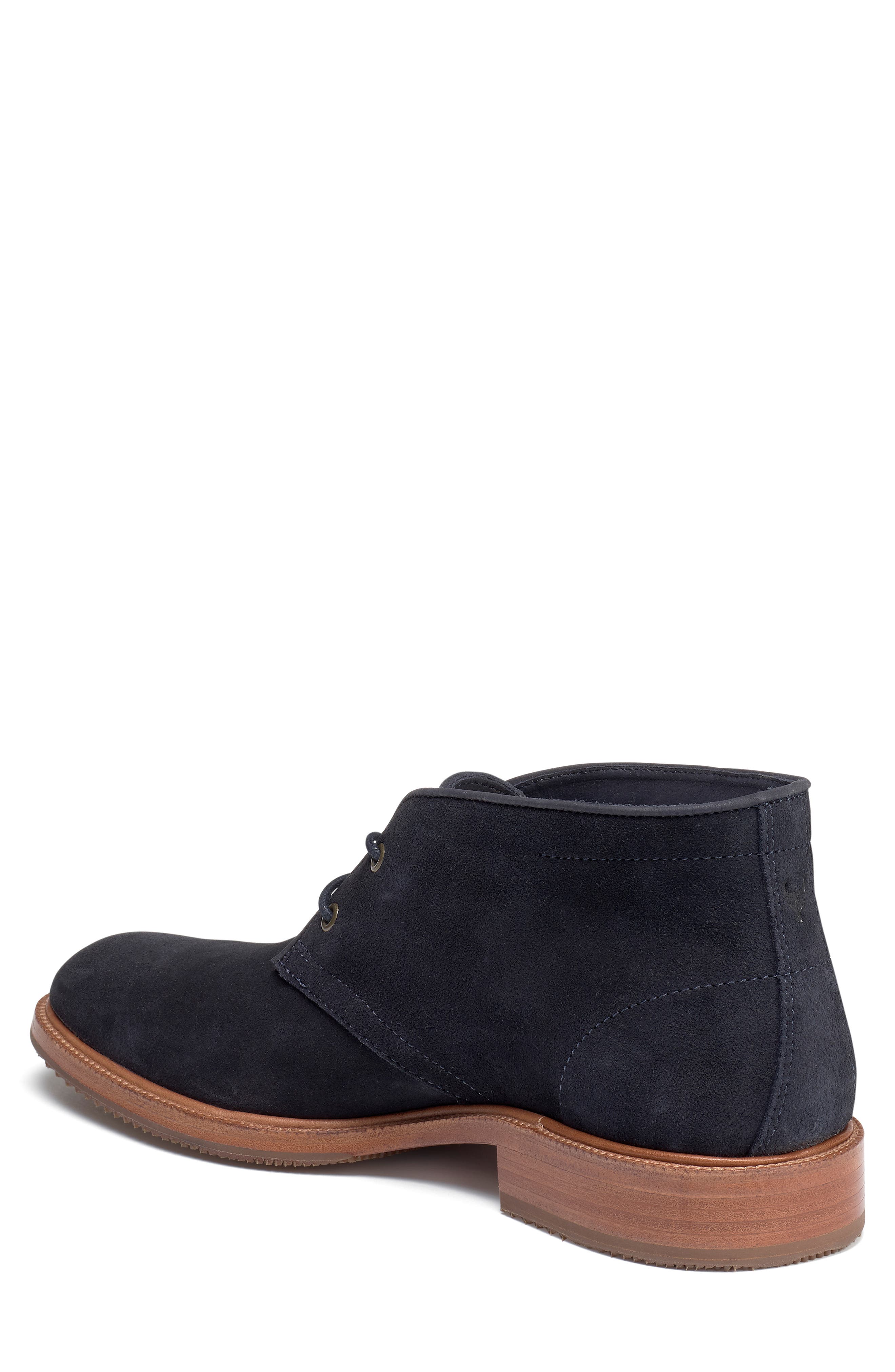 Landers Chukka Boot, Alternate, color, NAVY SUEDE