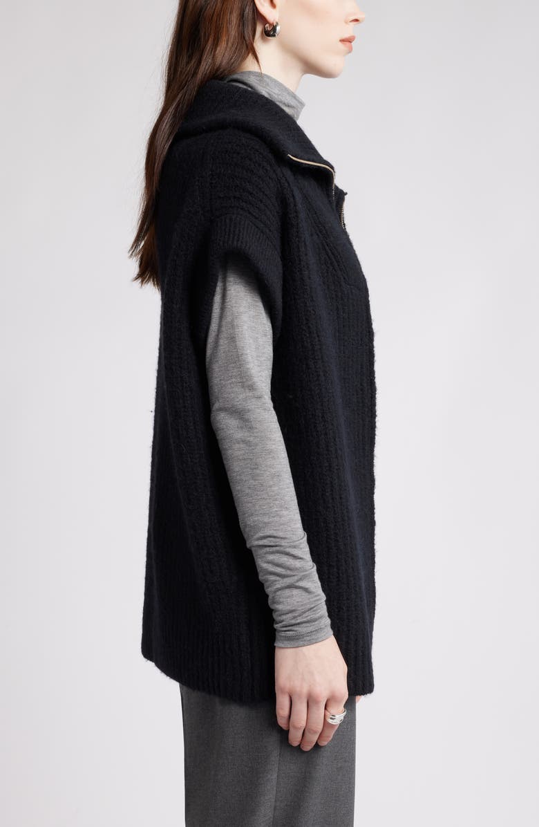 Nordstrom Rib Zip-Up Sweater Vest, Alternate, color,