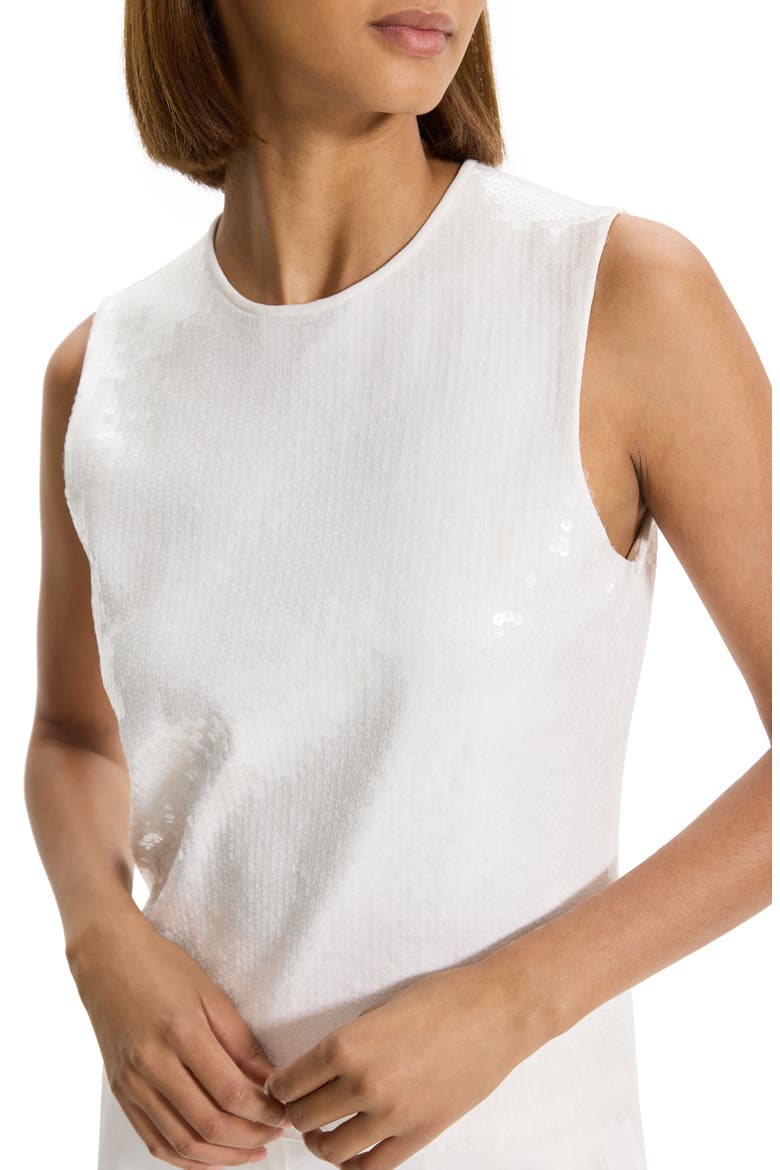 Sequin Shell, Alternate, color, WHITE