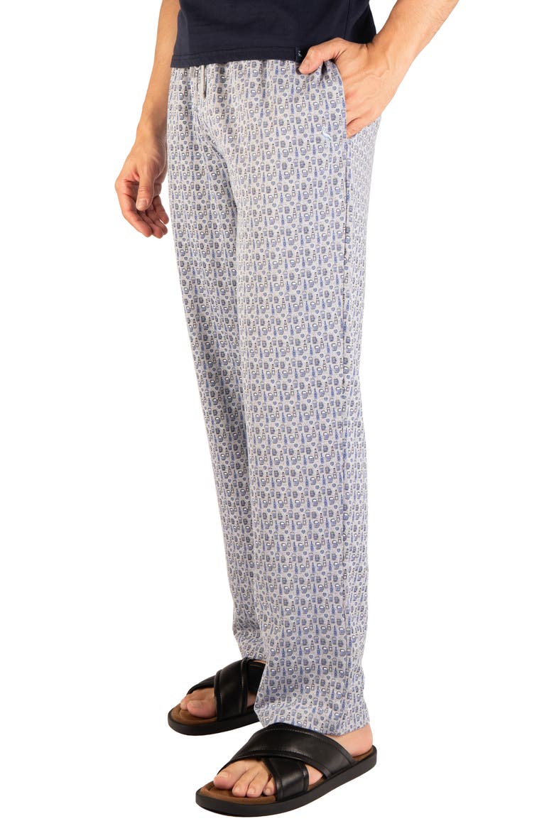 Bottoms Up Printed French Terry Lounge Pants, Alternate, color, GREY HEATHER