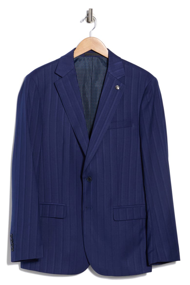 Slim Fit Blazer, Alternate, color, NAVY