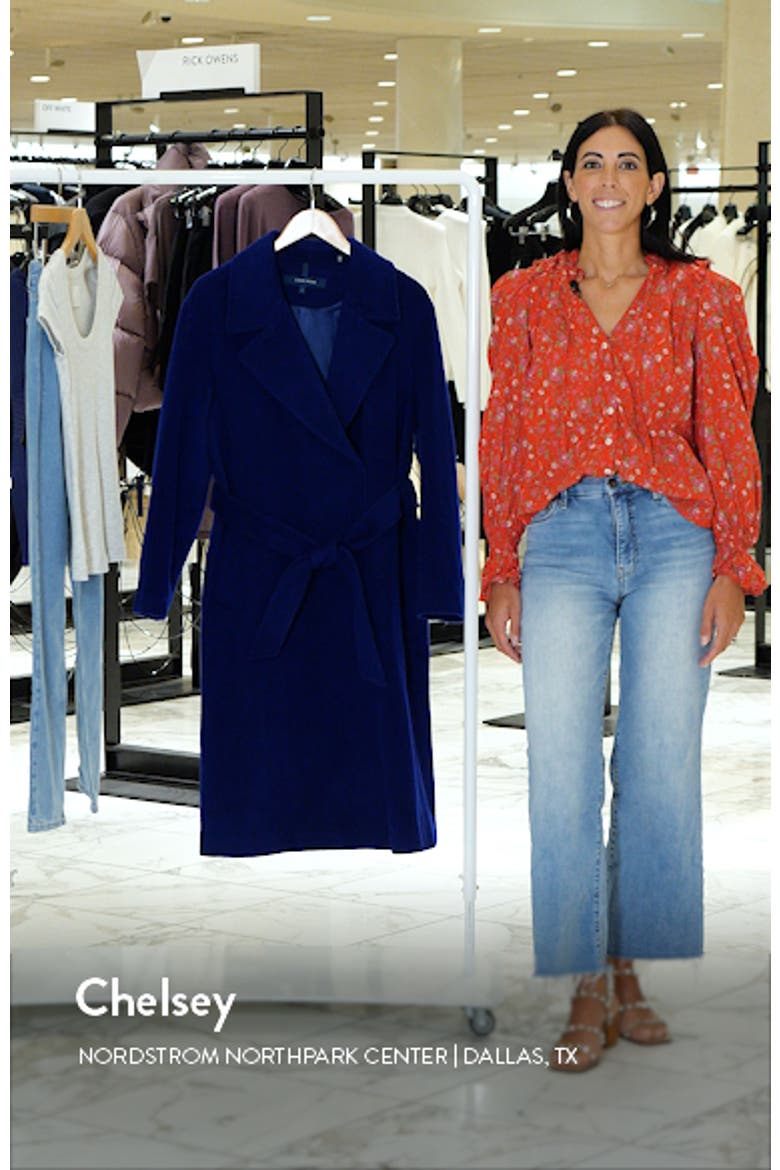 Slick Wool Blend Coat video