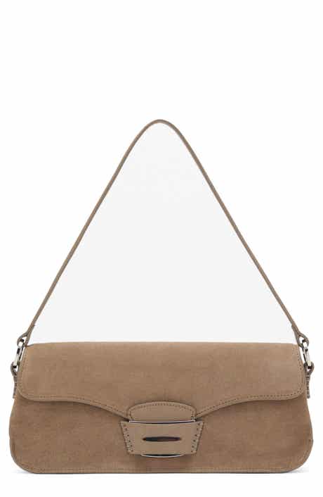 MANGO Suede Shoulder Bag