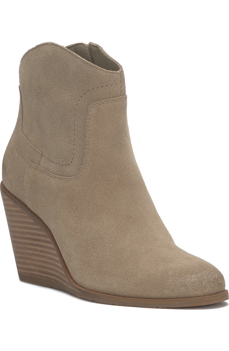 Lucky Brand Walts Wedge Boot, Main, color, Dune
