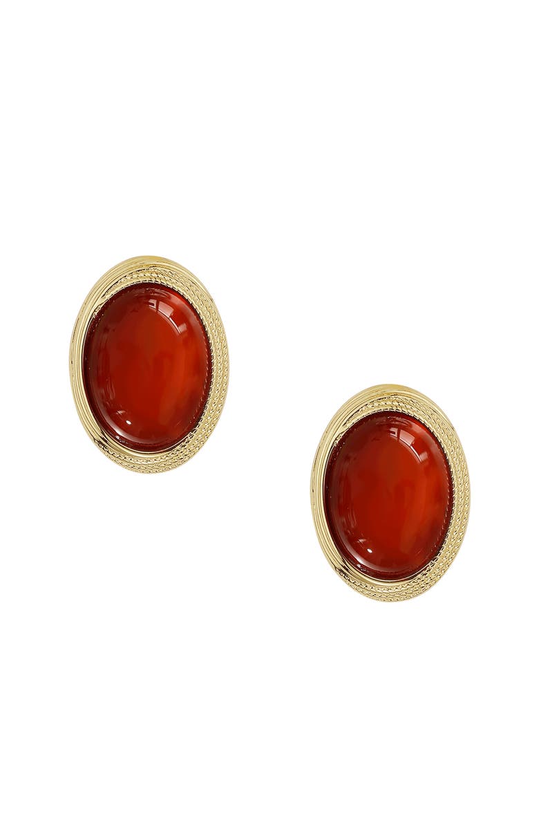 RC RETRO CHIC Large Babylon Earrings, Main, color, Red