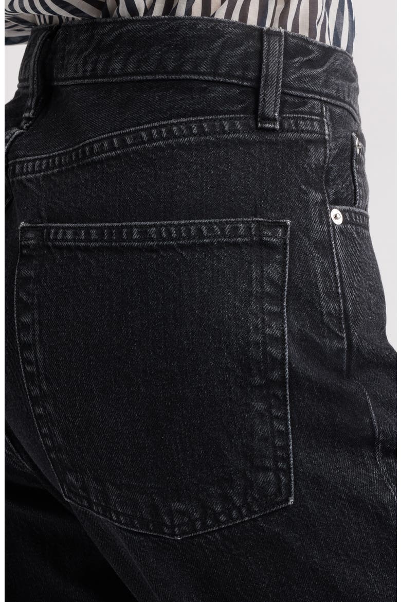 The Vertical High Waist Relaxed Straight Leg Jeans, Alternate, color, DEATH VALLEY