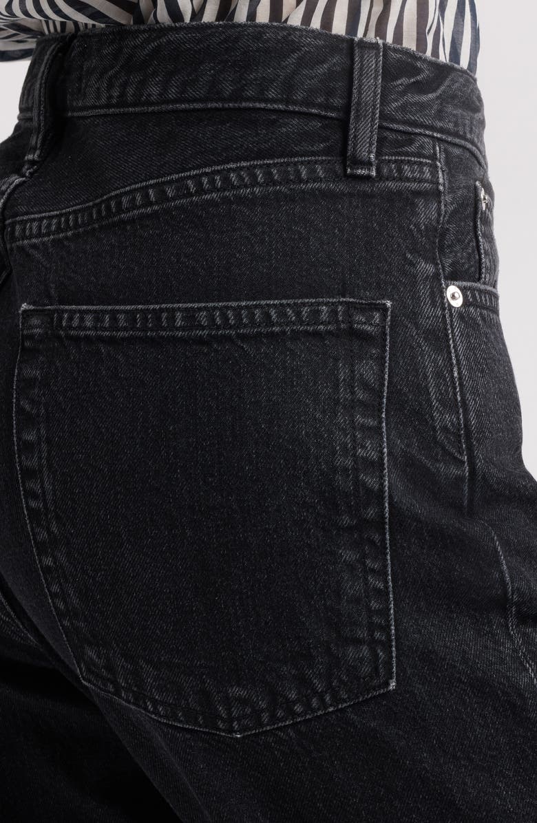 FRAME The Vertical High Waist Relaxed Straight Leg Jeans, Alternate, color, Death Valley