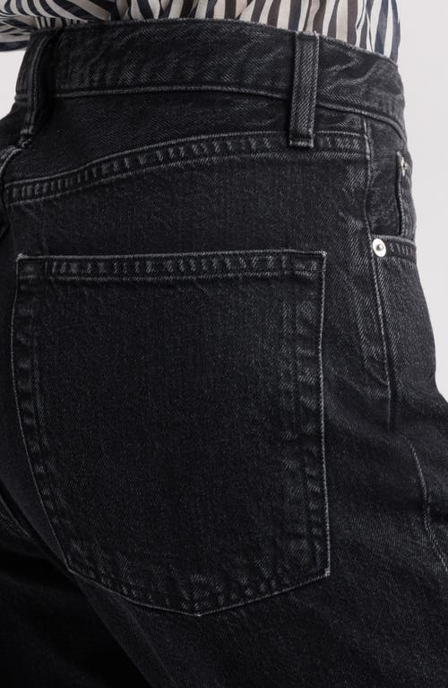 Frame The Vertical High Waist Relaxed Straight Leg Jeans In Death Valley
