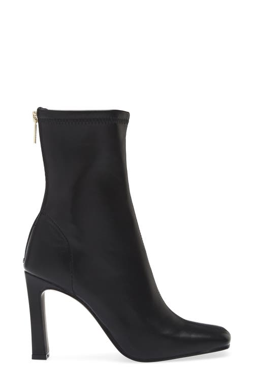 Steve Madden Khelan Square Toe Bootie In Black