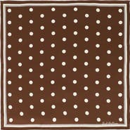 Lost Pattern Retro Polka Silk Bandana