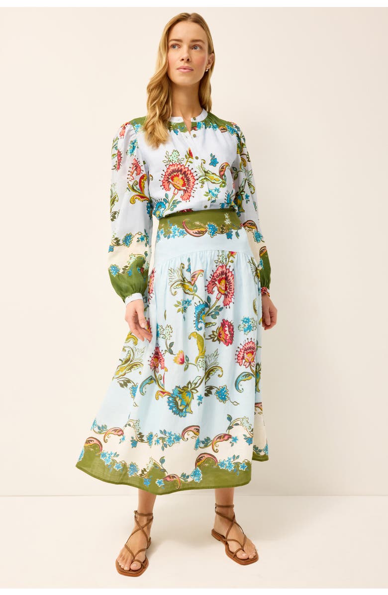 Marie Oliver Kendra Blouse, Alternate, color, Delphi